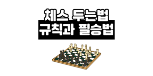 체스 두는법: 규칙과 필승법 전략 3가지 한눈에 정리